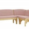 Polster-Eckbank E26 | Salmon (Rot) links