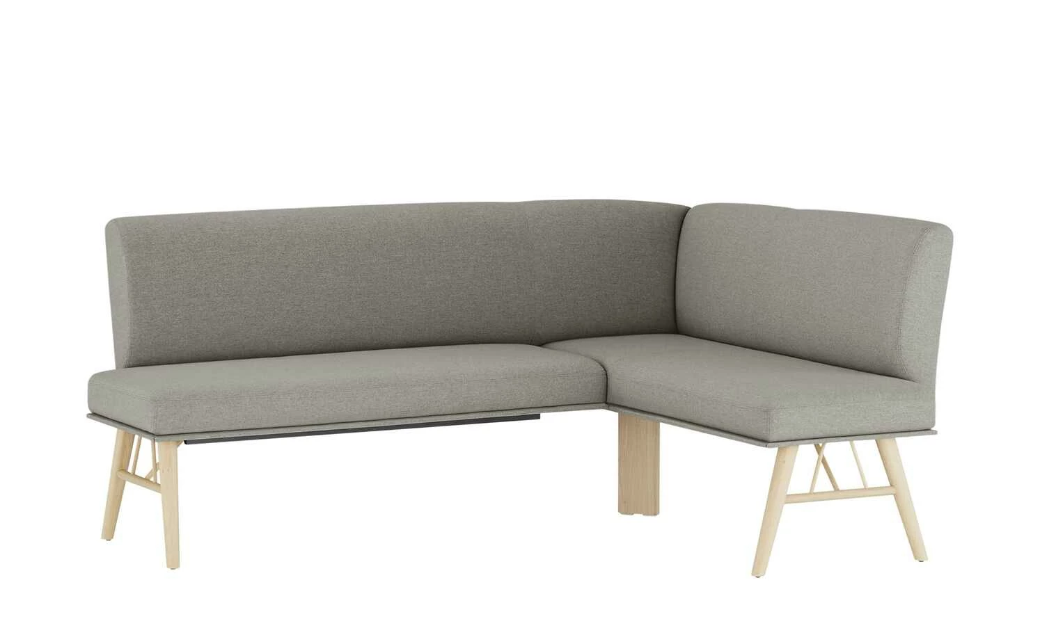 Polster-Eckbank E88 | Kiesel (Hellgrau) links 200|cm 3 Polster-Eckbank E88 | Kiesel (Hellgrau) links 200|cm – Bild 3