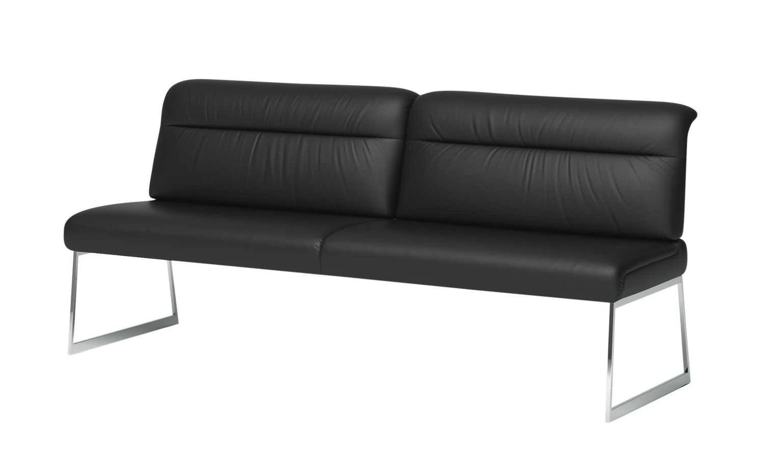 JOOP! Sitzbank Leder Cubic | Black (Schwarz) 183|cm 2 JOOP! Sitzbank Leder Cubic | Black (Schwarz) 183|cm – Bild 2