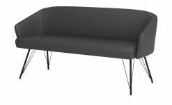 JOOP! Sitzbank Leder Wires | Teer (Anthrazit) 180|cm