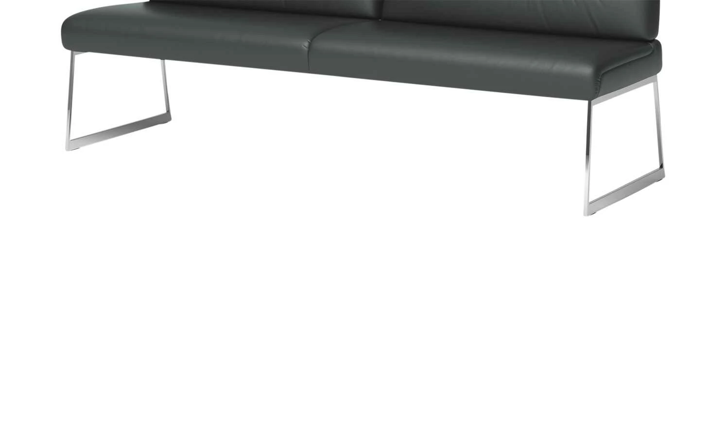 JOOP! Sitzbank Leder Cubic | Schiefer (Dunkelgrau) 183|cm 6 JOOP! Sitzbank Leder Cubic | Schiefer (Dunkelgrau) 183|cm – Bild 6