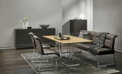 JOOP! Sitzbank Leder Cubic | Schlamm (Braun) 183|cm