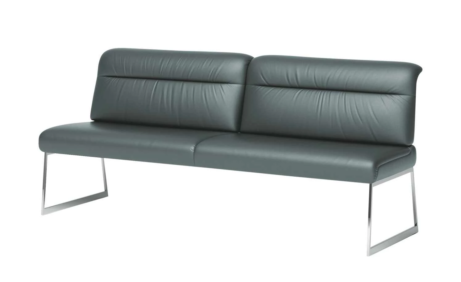 JOOP! Sitzbank Leder Cubic | Aqua (Blau) 183|cm 2 JOOP! Sitzbank Leder Cubic | Aqua (Blau) 183|cm – Bild 2