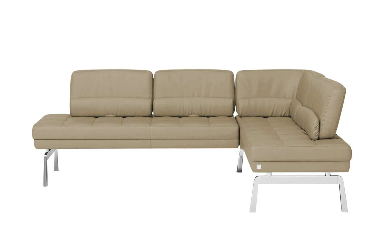 JOOP! Leder-Eckbank mit Sitztiefenverstellung Loft | Cappuccino (Hellbraun) 2 JOOP! Leder-Eckbank mit Sitztiefenverstellung Loft | Cappuccino (Hellbraun) – Bild 2