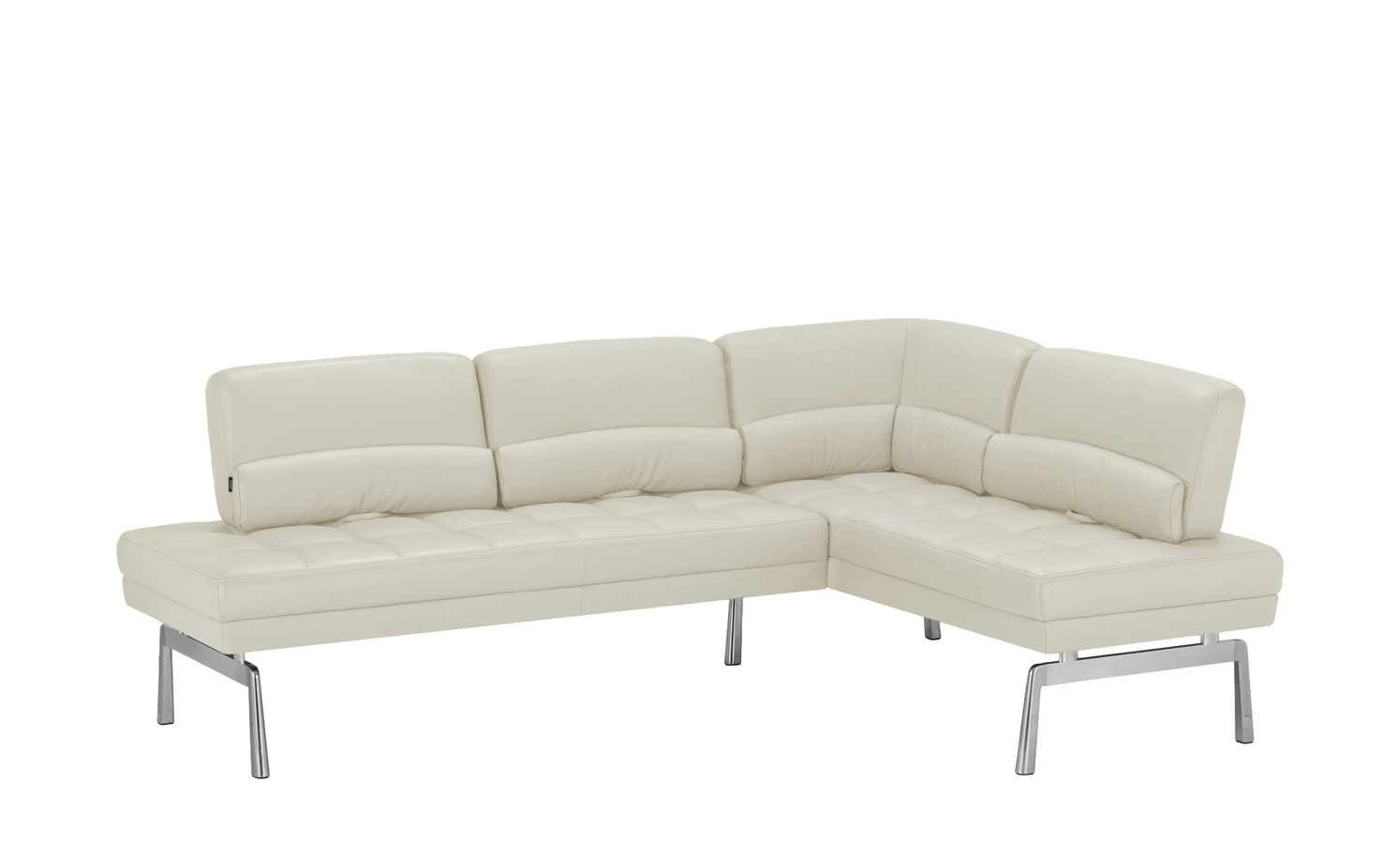 JOOP! Leder-Eckbank mit Sitztiefenverstellung Loft | Lava (Hellgrau) 2 JOOP! Leder-Eckbank mit Sitztiefenverstellung Loft | Lava (Hellgrau) – Bild 2