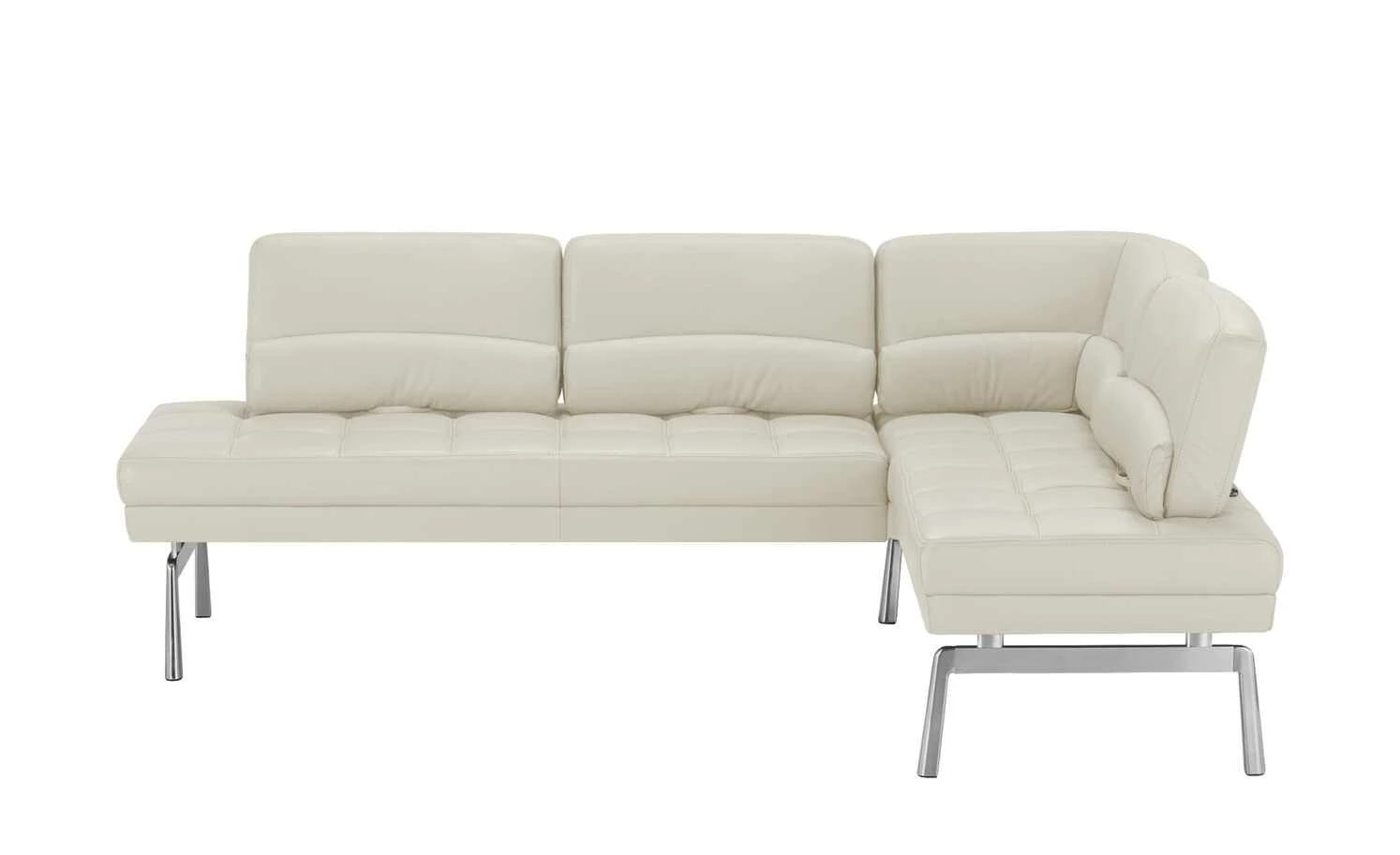 JOOP! Leder-Eckbank mit Sitztiefenverstellung Loft | Lava (Hellgrau) 5 JOOP! Leder-Eckbank mit Sitztiefenverstellung Loft | Lava (Hellgrau) – Bild 5