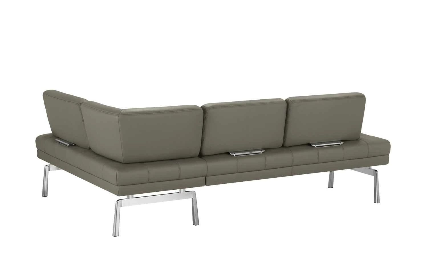 JOOP! Leder-Eckbank mit Sitztiefenverstellung Loft | Stone (Dunkelgrau) 3 JOOP! Leder-Eckbank mit Sitztiefenverstellung Loft | Stone (Dunkelgrau) – Bild 3