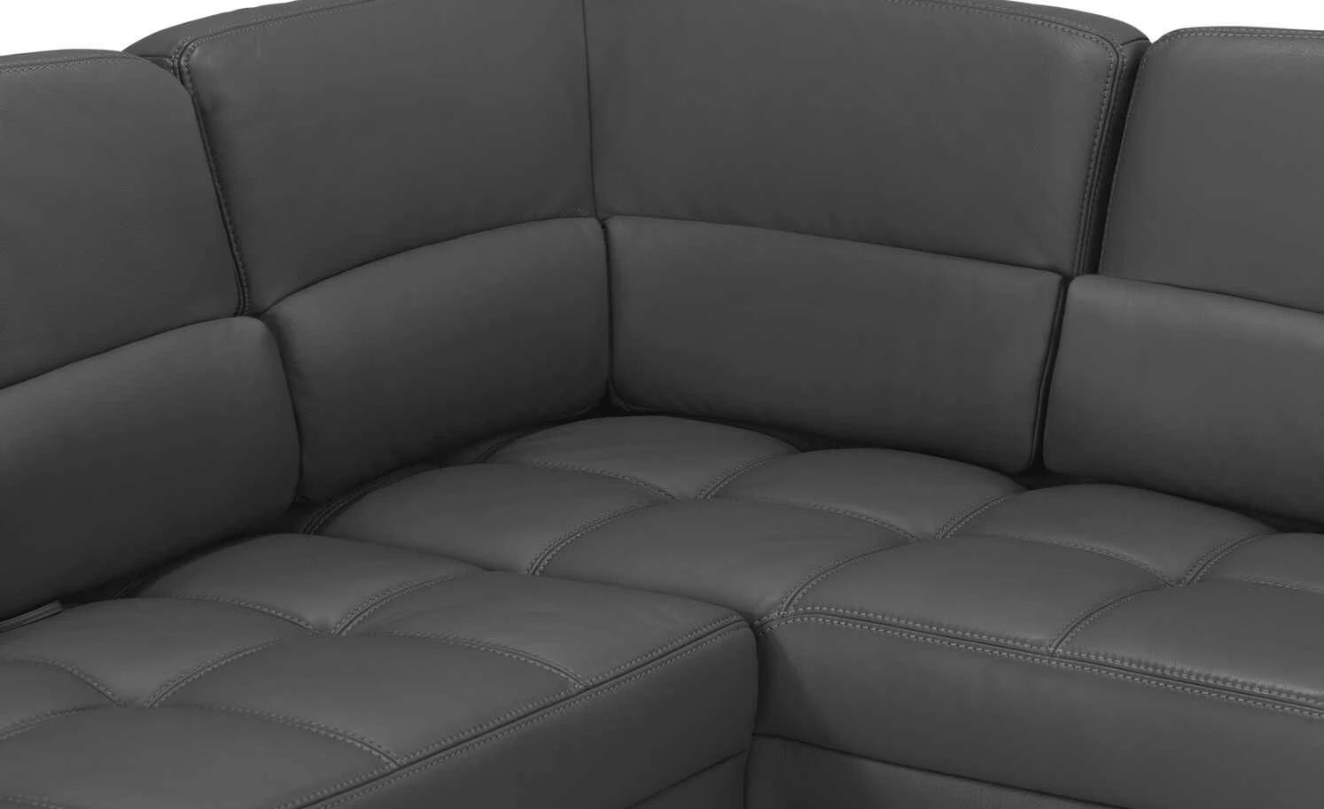 JOOP! Leder-Eckbank mit Sitztiefenverstellung Loft | Rabe (Schwarz) 6 JOOP! Leder-Eckbank mit Sitztiefenverstellung Loft | Rabe (Schwarz) – Bild 6