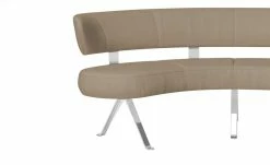 JOOP! Halbrunde Leder-Eckbank Lounge | Smoke (Hellbraun) 213|cm -Bänke Verkaufsladen 15300383 2 202104232234