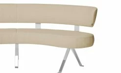JOOP! Halbrunde Leder-Eckbank Lounge | Kreide (Beige) 213|cm -Bänke Verkaufsladen 15300385 3 202104232234
