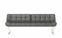 JOOP! Leder-Sitzbank Move | Zinn (Grau) 208|cm -Bänke Verkaufsladen 15300403 3 202104281234