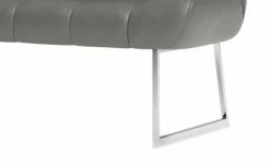 JOOP! Leder-Sitzbank Move | Zinn (Grau) 208|cm -Bänke Verkaufsladen 15300403 5 202104281234