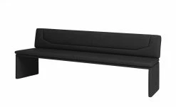 JOOP! Leder-Sitzbank Straps | Black (Schwarz) 186|cm