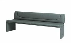 JOOP! Leder-Sitzbank Straps | Aqua (Blau) 186|cm