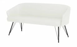 JOOP! Sitzbank Leder Wires | Wolke (Weiß) 160|cm