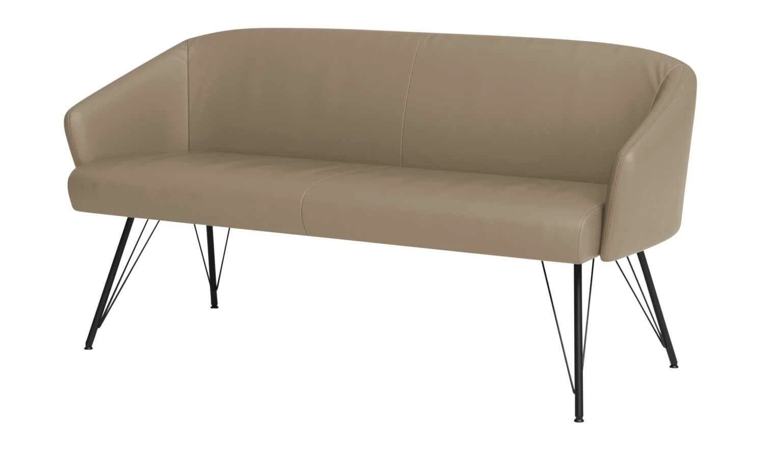 JOOP! Sitzbank Leder Wires | Smoke (Hellbraun) 160|cm 1 JOOP! Sitzbank Leder Wires | Smoke (Hellbraun) 160|cm