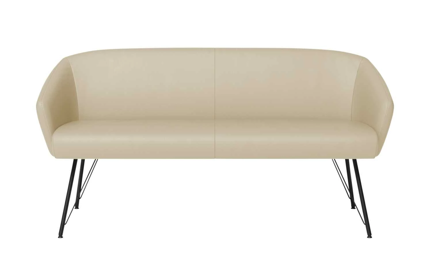 JOOP! Sitzbank Leder Wires | Kreide (Beige) 160|cm 2 JOOP! Sitzbank Leder Wires | Kreide (Beige) 160|cm – Bild 2