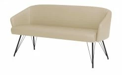 JOOP! Sitzbank Leder Wires | Kreide (Beige) 160|cm