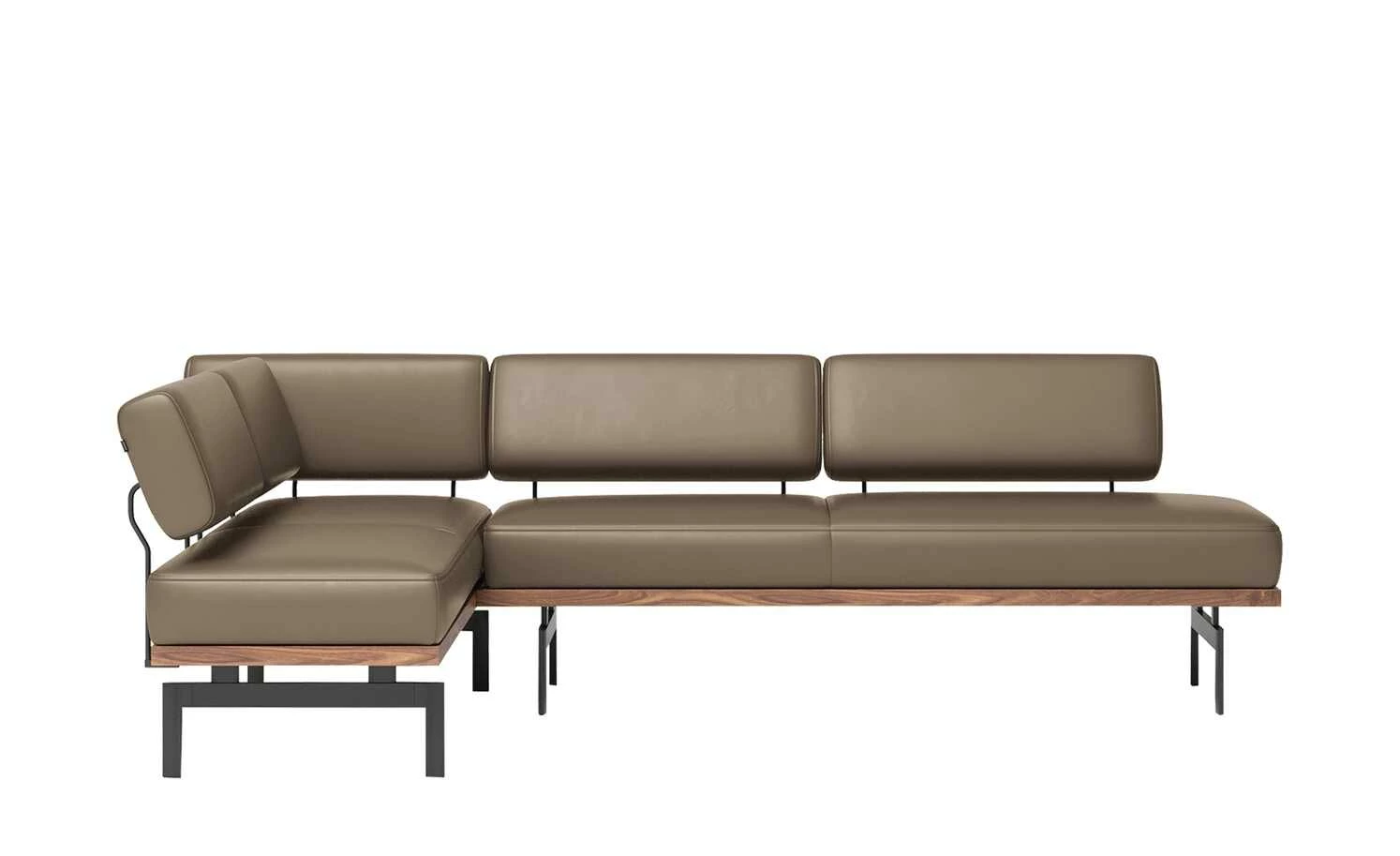 JOOP! Leder-Eckbank 24/7 | Zigarre (Braun) 3 JOOP! Leder-Eckbank 24/7 | Zigarre (Braun) – Bild 3