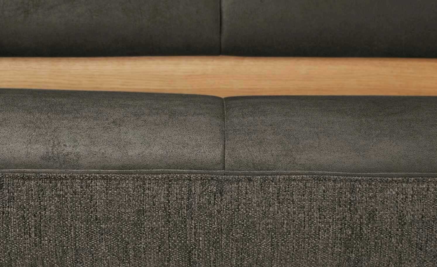 KOINOR Eckbank Dining System 2 | Dunkelbraun / Dunkelbraun / Kontrastfaden Beige rechts 217|cm 5 KOINOR Eckbank Dining System 2 | Dunkelbraun / Dunkelbraun / Kontrastfaden Beige rechts 217|cm – Bild 5