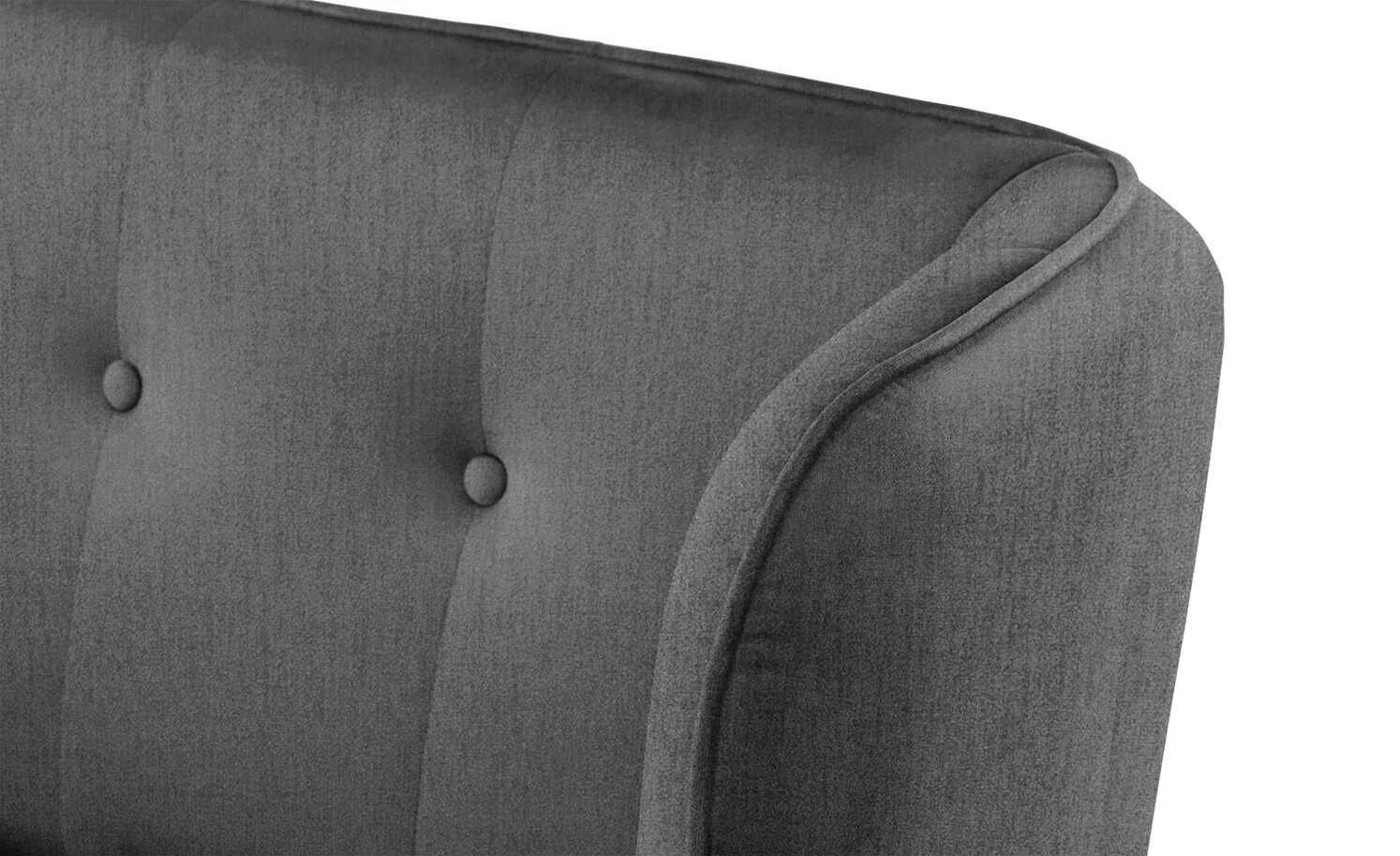 switch Küchensofa Samt Bella | Anthrazit Samt pflegeleicht 158|cm 4 switch Küchensofa Samt Bella | Anthrazit Samt pflegeleicht 158|cm – Bild 4