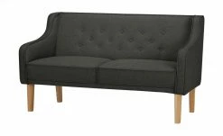 switch Küchensofa Webstoff meliert Paula | Schwarz 164|cm