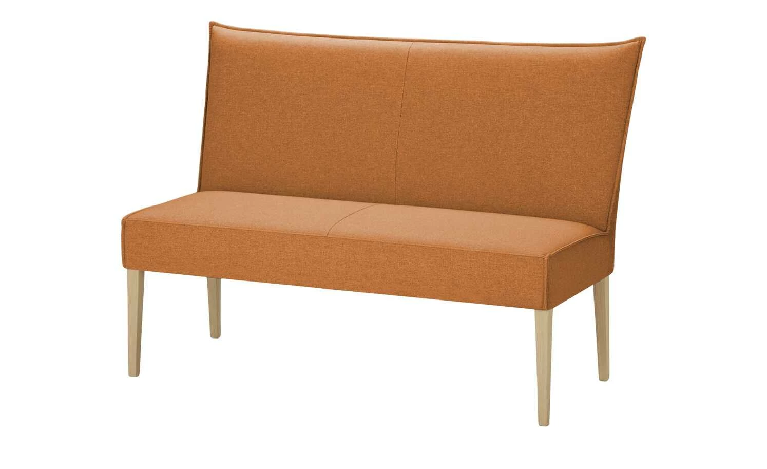 Woodford Polsterbank Gerda | Orange 143|cm Eiche Bianco 2 Woodford Polsterbank Gerda | Orange 143|cm Eiche Bianco – Bild 2