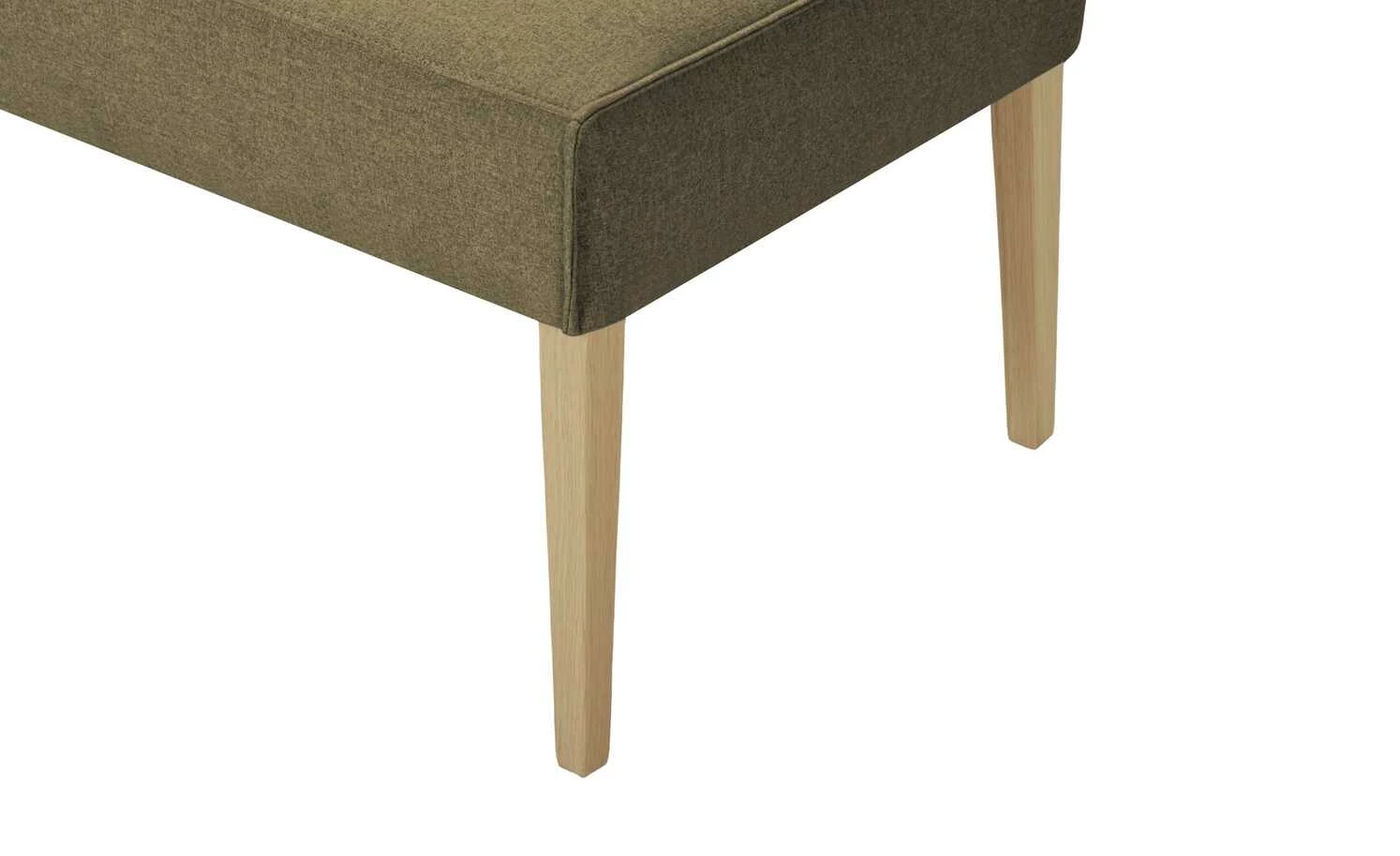 Woodford Polsterbank Gerda | Khaki 143|cm Eiche Bianco 5 Woodford Polsterbank Gerda | Khaki 143|cm Eiche Bianco – Bild 5