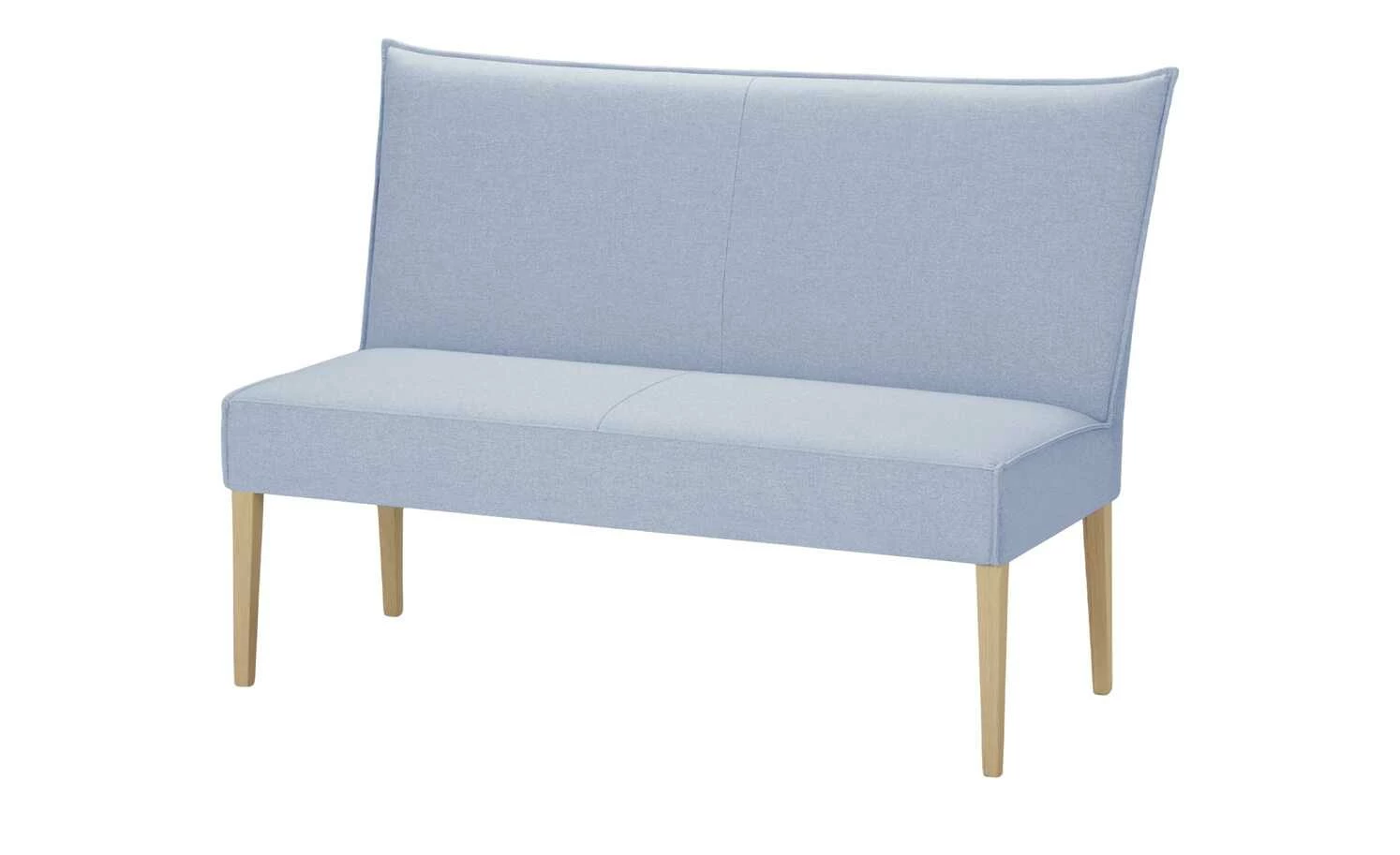 Woodford Polsterbank Gerda | Hellblau 163|cm Eiche Bianco 2 Woodford Polsterbank Gerda | Hellblau 163|cm Eiche Bianco – Bild 2