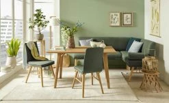 Polster-Eckbank E88 | Moosgrün links 190|cm