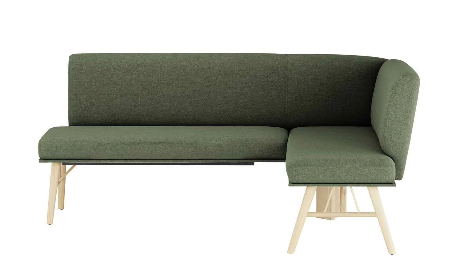 Polster-Eckbank E88 | Moosgrün links 190|cm 3 Polster-Eckbank E88 | Moosgrün links 190|cm – Bild 3