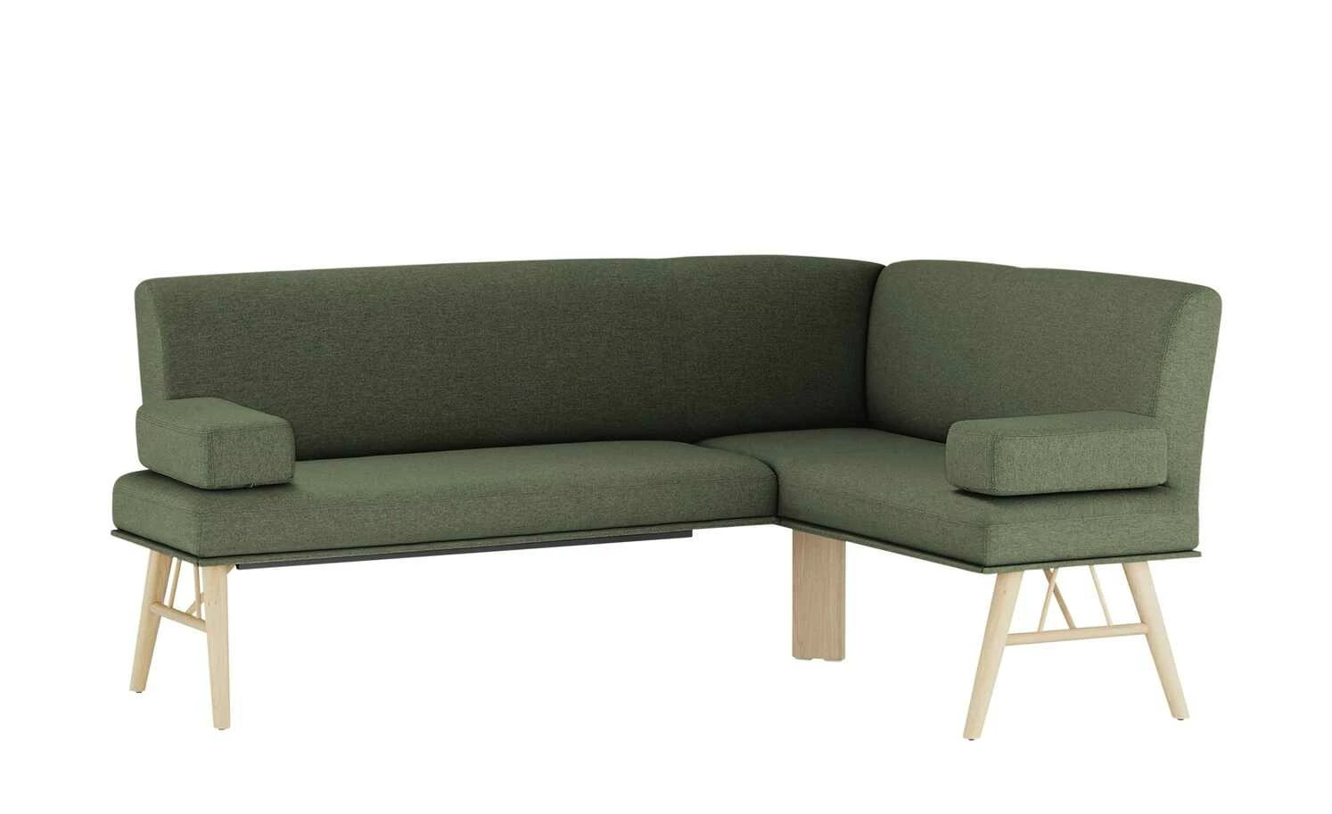 Polster-Eckbank E88 | Moosgrün links 190|cm 2 Polster-Eckbank E88 | Moosgrün links 190|cm – Bild 2