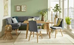 Polster-Eckbank E88 | Grau rechts 190|cm