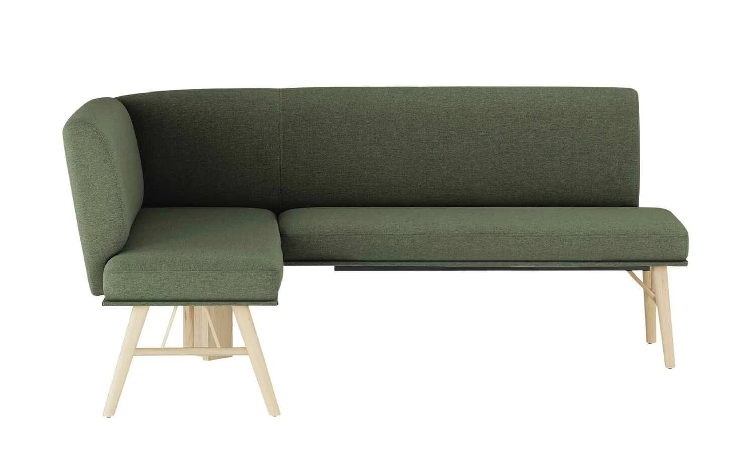 Polster-Eckbank E88 | Moosgrün rechts 190|cm 5 Polster-Eckbank E88 | Moosgrün rechts 190|cm – Bild 5