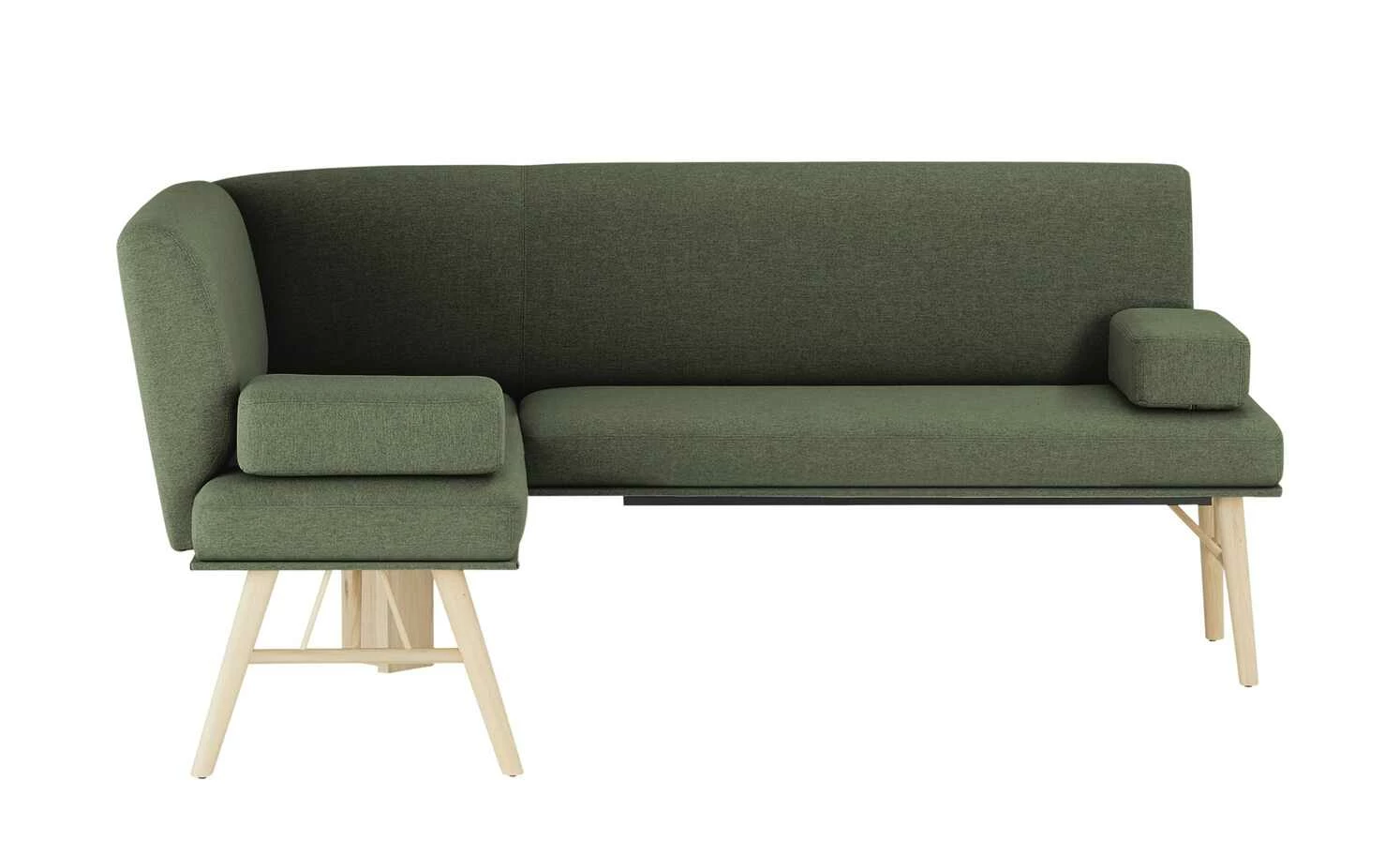 Polster-Eckbank E88 | Moosgrün rechts 190|cm 6 Polster-Eckbank E88 | Moosgrün rechts 190|cm – Bild 6