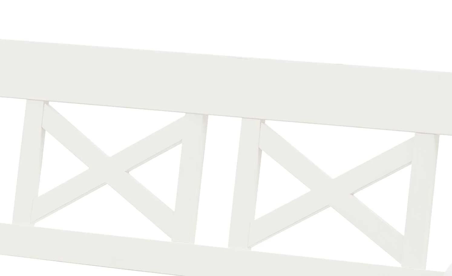 maison bleue Truheneckbank Florian | Weiß / bernsteinfarben links 5 maison bleue Truheneckbank Florian | Weiß / bernsteinfarben links – Bild 5