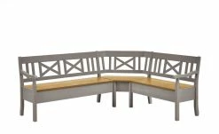 maison bleue Truheneckbank Florian | Grau / laugenfarben links