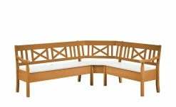 maison bleue Truheneckbank Florian | bernsteinfarben / Weiß links