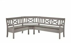 maison bleue Truheneckbank Florian | Grau rechts