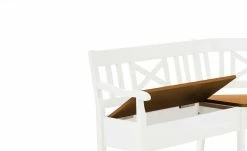 maison bleue Truheneckbank Florian | Weiß / bernsteinfarben rechts -Bänke Verkaufsladen 15301880 6 202111232233