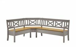 maison bleue Truheneckbank Florian | Grau / laugenfarben rechts