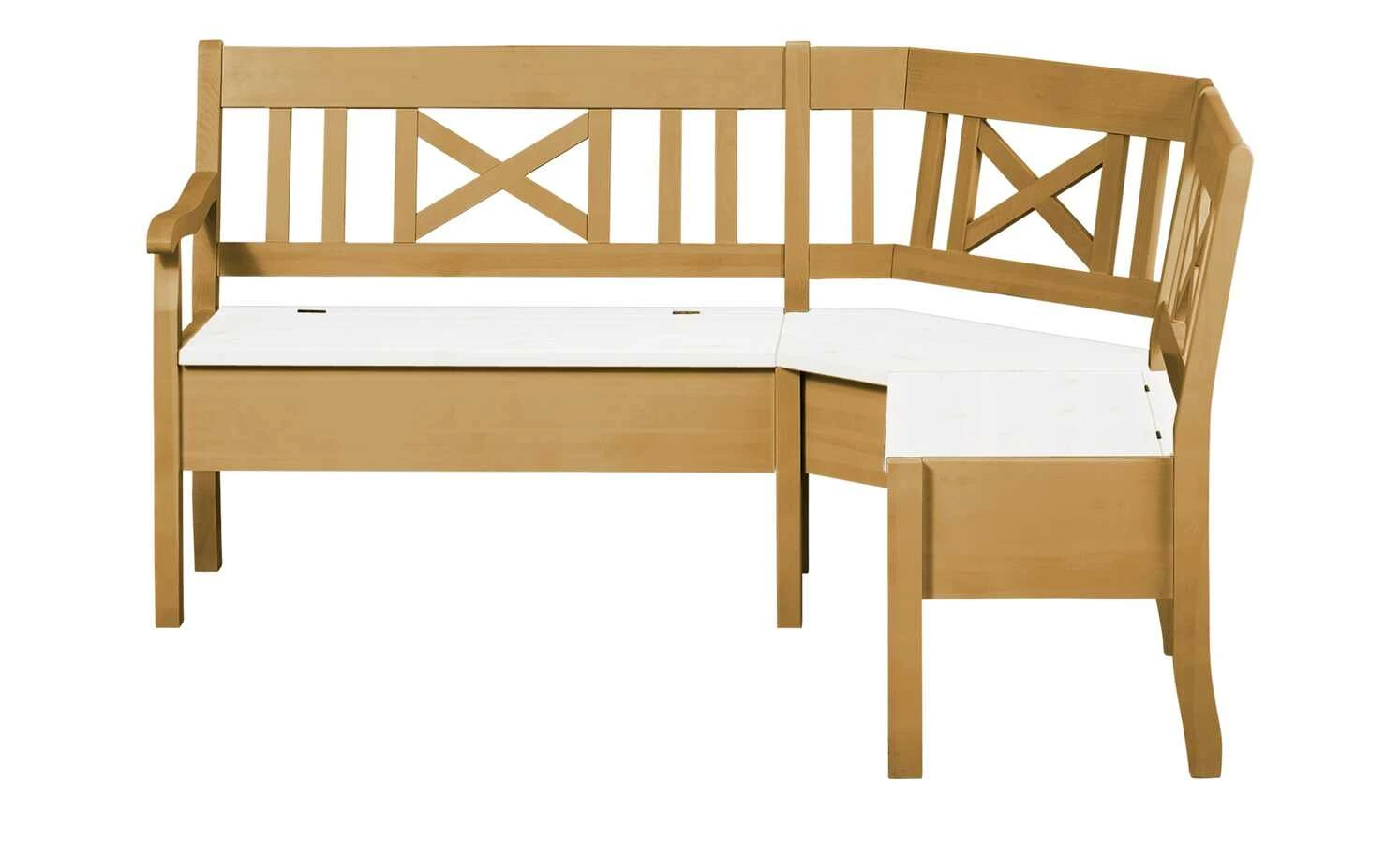 maison bleue Truheneckbank massiv Florian | laugenfarben / Weiß ca. 171 x 148 cm 3 maison bleue Truheneckbank massiv Florian | laugenfarben / Weiß ca. 171 x 148 cm – Bild 3