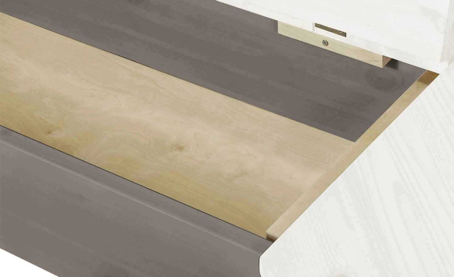 maison bleue Truheneckbank massiv Florian | Grau / Weiß ca. 171 x 148 cm 8 maison bleue Truheneckbank massiv Florian | Grau / Weiß ca. 171 x 148 cm – Bild 8