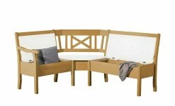 maison bleue Truheneckbank massiv Florian | laugenfarben / Weiß ca. 148 x 171 cm -Bänke Verkaufsladen 15301897 6 202108191247