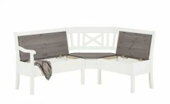 maison bleue Truheneckbank massiv Florian | Weiß / Grau ca. 214 x 171 cm -Bänke Verkaufsladen 15301902 3 202108191248