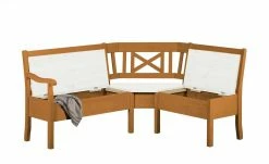 maison bleue Truheneckbank massiv Florian | bernsteinfarben / Weiß ca. 214 x 171 cm -Bänke Verkaufsladen 15301909 2 202108191245