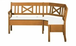 maison bleue Truheneckbank massiv Florian | bernsteinfarben / Weiß ca. 214 x 171 cm -Bänke Verkaufsladen 15301909 6 202108191245