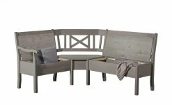 maison bleue Truheneckbank massiv Florian | Grau ca. 171 x 214 cm -Bänke Verkaufsladen 15301913 1 202108301234