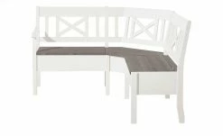 maison bleue Truheneckbank massiv Florian | Weiß / Grau ca. 171 x 214 cm -Bänke Verkaufsladen 15301917 7 202108191247
