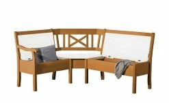 maison bleue Truheneckbank massiv Florian | bernsteinfarben / Weiß ca. 171 x 214 cm -Bänke Verkaufsladen 15301922 7 202108191247